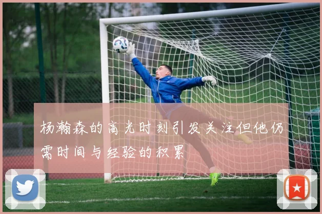 杨瀚森的高光时刻引发关注但他仍需时间与经验的积累